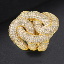 GODKI 28 мм роскошные большие плетеные шикарные кольца для женщин Свадебные с кубическим Цирконом Африканские свадебные аксессуары из Дубая перстень ювелирные изделия