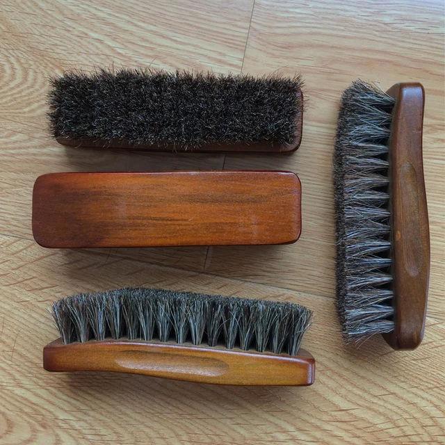 2016 Promote Item Nature Wood Shoe Polish Buffing Brush