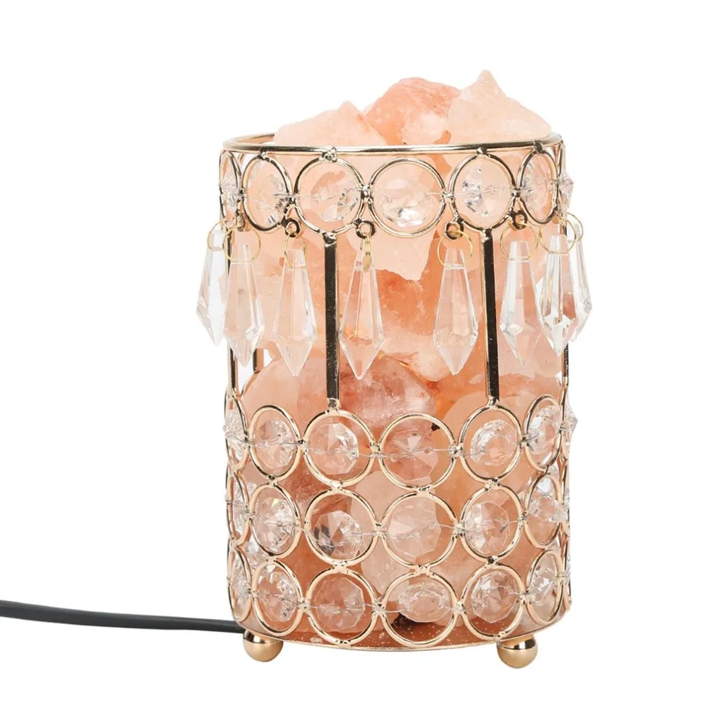 Healthy Life Himalayan Natural Crystal Salt Light Home Bedroom Night Lamp Air Ionizer Purifier Air Purifying Salt Lamp