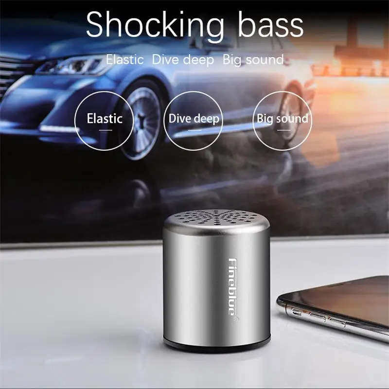 MK-10 TWS Speaker | AstroSoar Portable Wireless Bluetooth Stereo Bass Speaker with Metal Shell