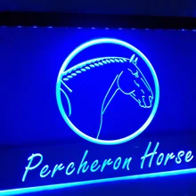 LK885-Percheron Horse модель Рождественский подарок светодиодный неоновый свет вывеска домашний декор ремесла