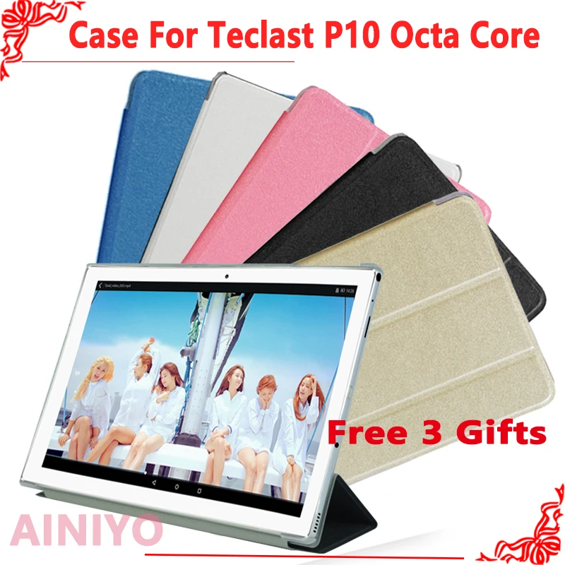 Ультратонкий чехол для Teclast P10 Octa Core 10 1 &quotподставка из искусственной кожи