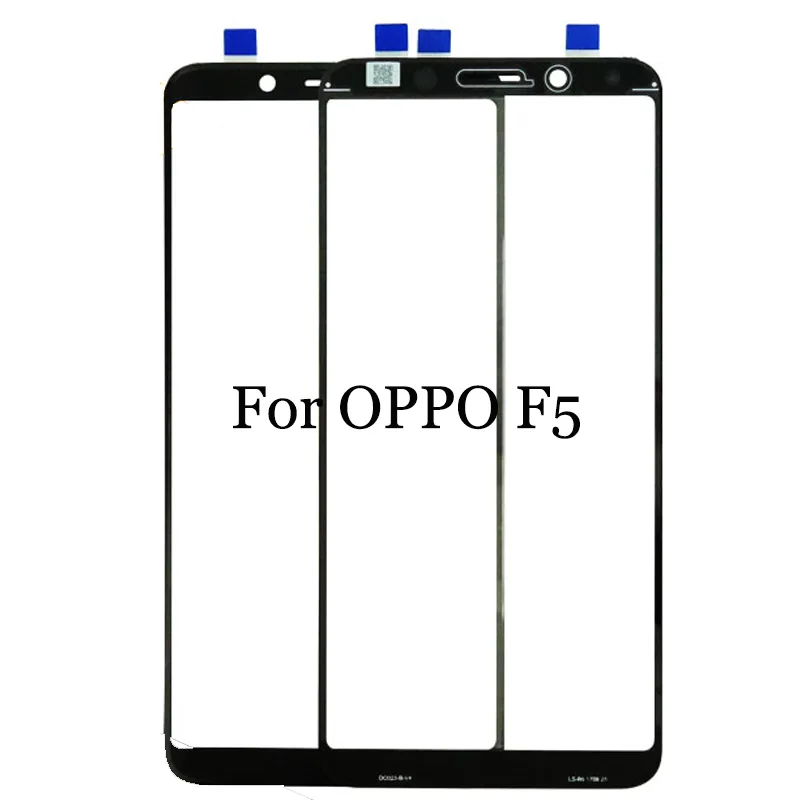 

For OPPO F5 Black White Touch Screen Digitizer Sensor Replacement touch panel without flex cable Perfect Repair Parts