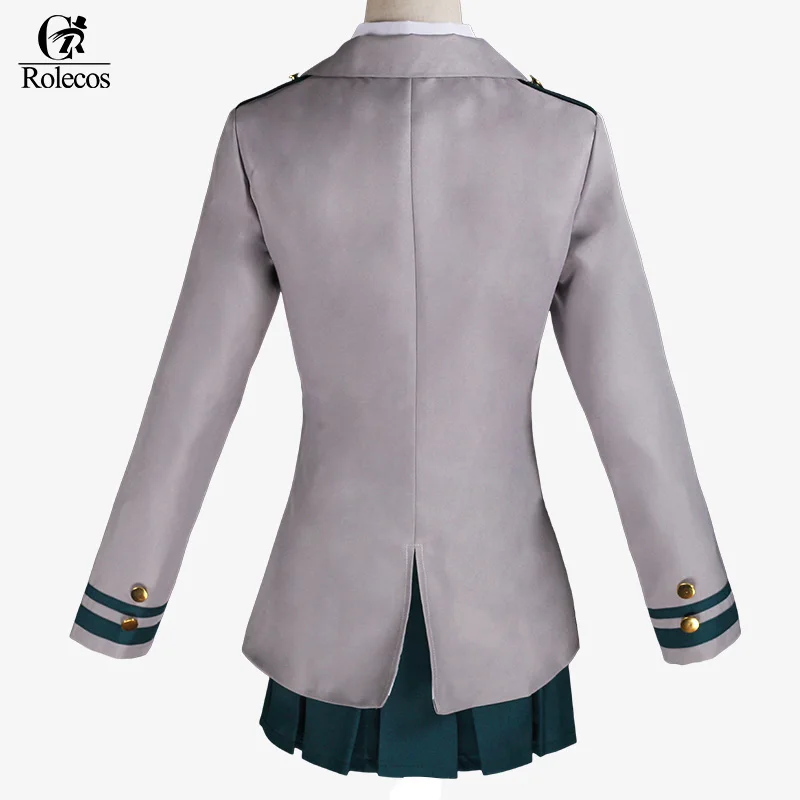 Rolecos Японский Аниме Boku no Hero Academia 2 сезон Косплей Костюм OCHACO URARAKA косплей школьная