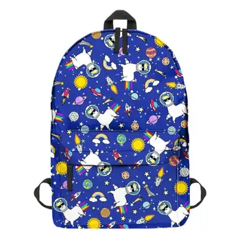 

Preppy Women Backpack for School Teenagers Girl Stylish School Bag Schoolbags 3D Print Travel Backpack for Teenage Girls Bookbag