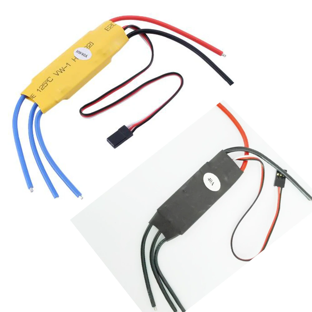 Register shipping 4 шт./лот RC вертолет 40A ESC Регулятор скорости UBEC 4A 50A для Квадрокоптер