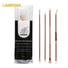 Rose Gold Acne Removal Needle From Acne Pimples Pimple Blackhead And Comedone Acne Extractor Remover Acne Needle Treatment 4pcs