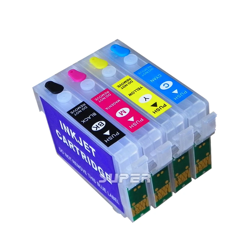 ФОТО Cheapest   refillable ink  cartridges T1661/T1662/T1663/T1664  for Epson  ME-10 / ME-101 free shipping on promotion