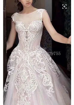 

5 yards xl001 # offwhite sequin luxury pattern net mesh lace fabric for wedding dress sawing/party dress/occassion