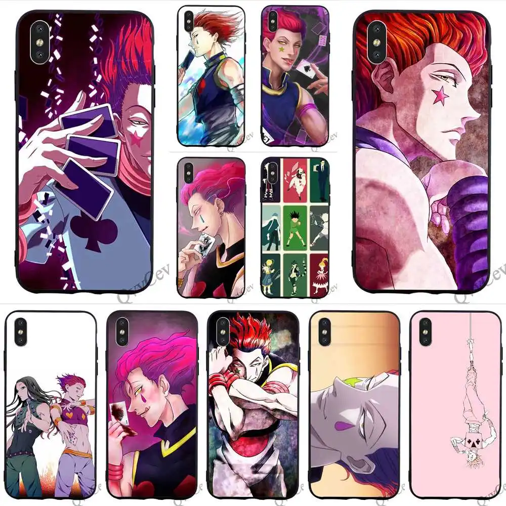 

Shockproof Hisoka Hunter X Phone Case for iPhone 6S Cover 8 XR X 7 Plus 6 5 5S SE Xs Max 11 pro Covers Back