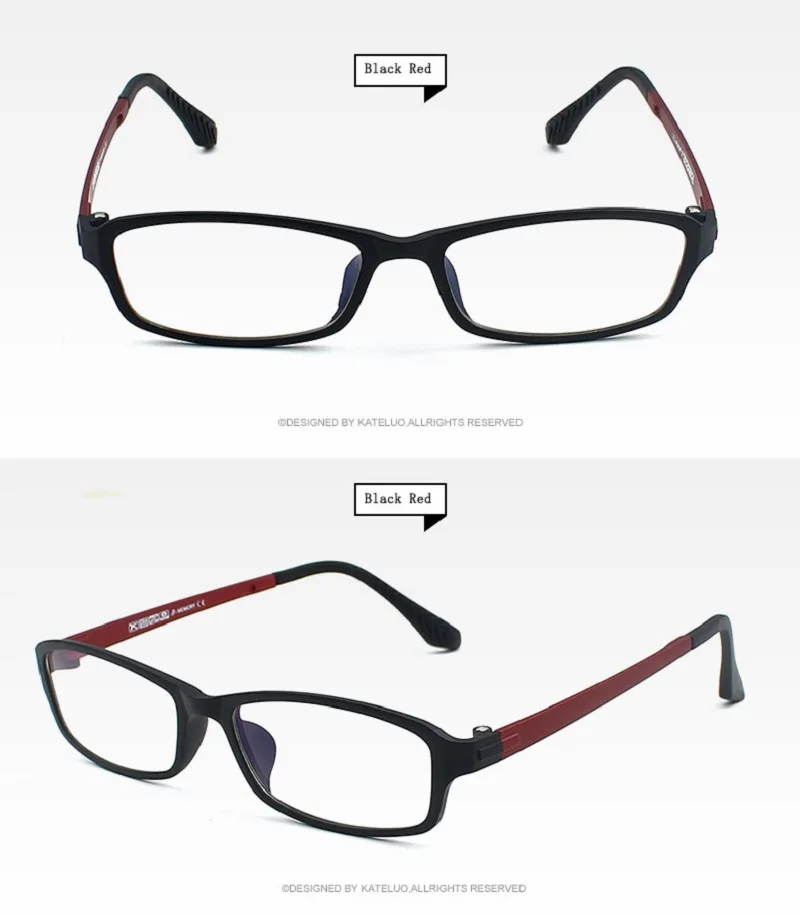 KATELUO вольфрамовые компьютерные очки анти-лазер усталость Радиационная оправа для очков очки Oculos 13021