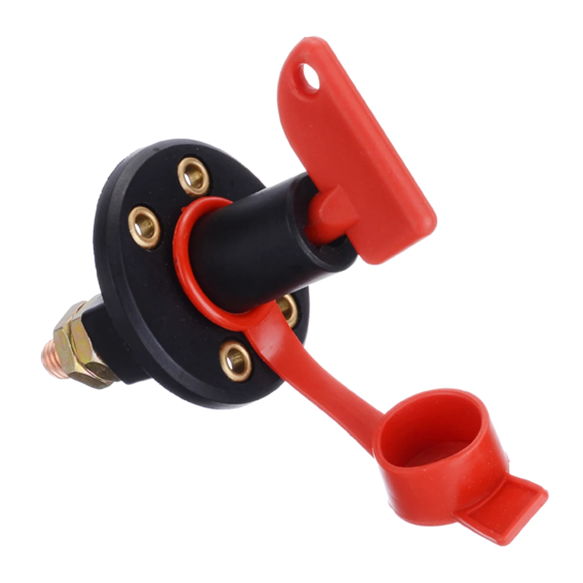 Car Truck Boat Battery Disconnect Switch Power Isolator Cut Off Kill Switch +2 Removable Keys 12V 300A Auto Refitting Switch