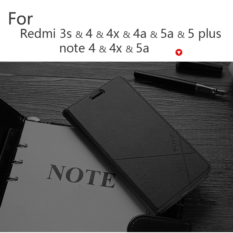 Кожаный флип чехол для телефона Xiaomi Mi 5 5S 5X 5C Plus кошелек 6 6X 8 SE Lite Capa Max 2 3 Redmi coque