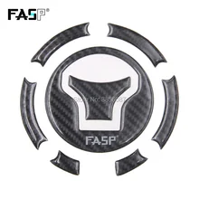 FASP 5D Profissional de fibra de carbono corrida tampa do tanque de combustível Da Motocicleta pad Decalque Adesivo para CB650F CBR1000RR VFR800 Crosstourer1200