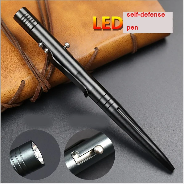

High Quality Self Defense Tactical Pen With Led Light For Outdoor Self-Defense Emergency Use Good Gift