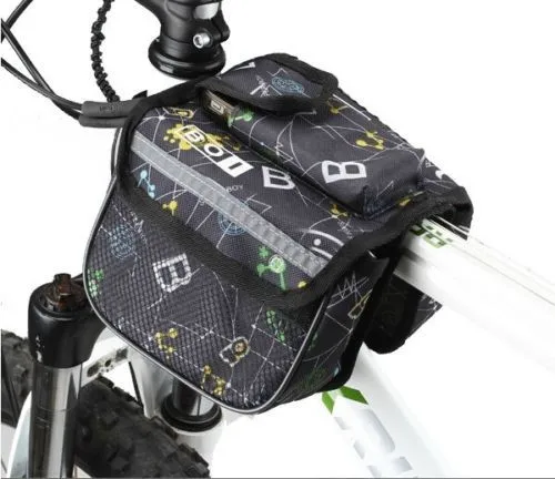 Top 2018 New Cycling Bike Bicycle Pannier Frame Front Tube Double Bag 4 Colors 3