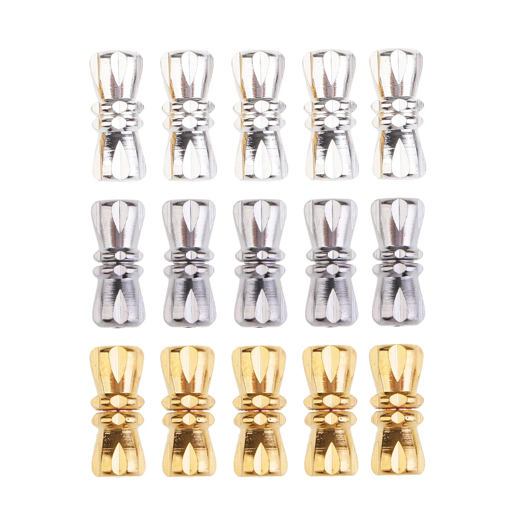15Pcs Multipurpose Home Used DIY Jewelry Components Bowknot Shape Jewelry Connector Screw Clasps for Necklace Clasps & Closures