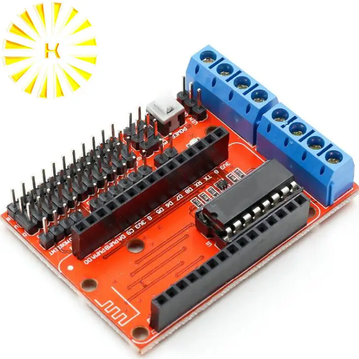 Фонарь L293D для фонарей от ESP8266 esp 12E diy rc toy wifi smart car remote control Connector|Соединители| |