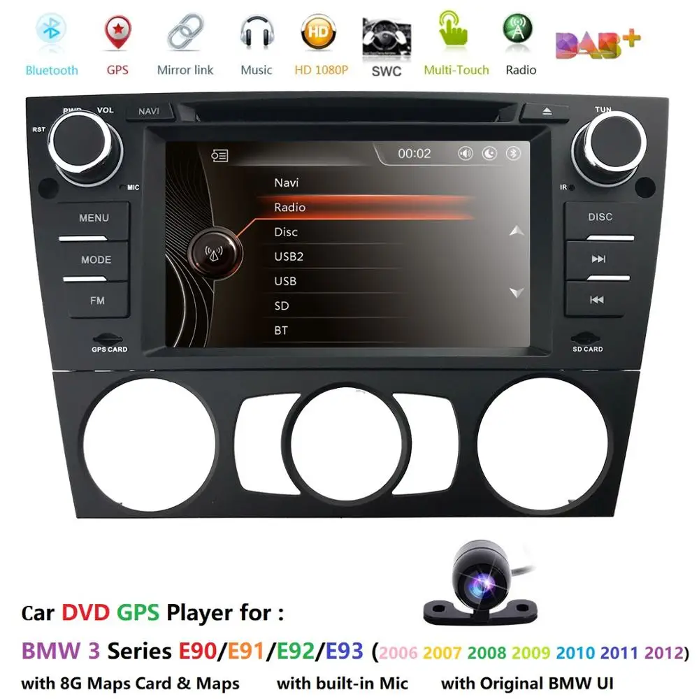 Flash Deal AutoRadio 2din GPS Head unit For BMW 3 Series E90/E91/E92/E93 Car DVD Player GPS Navigation In-dash Stereo Car Multimedia Player 0