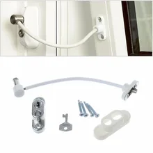 Window Door Restrictor Child Baby Safety Security Cable Lock Catch Wire universal window door restrictor child baby safety security cable lock catch wire