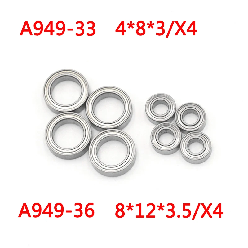 INKPOT RC автомобиль шарикоподшипник оси DIY части для Wltoys 1/18 A949 A959 A969 A979 B