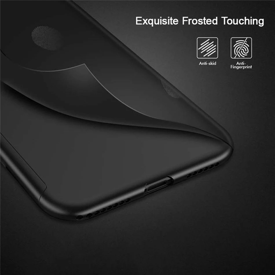 KISSCASE Volle Schutz Gehärtetem Glas Fall Für iPhone iPhone 5 S 5 6 7 8 Plus Fall Für iPhone 8 7 P