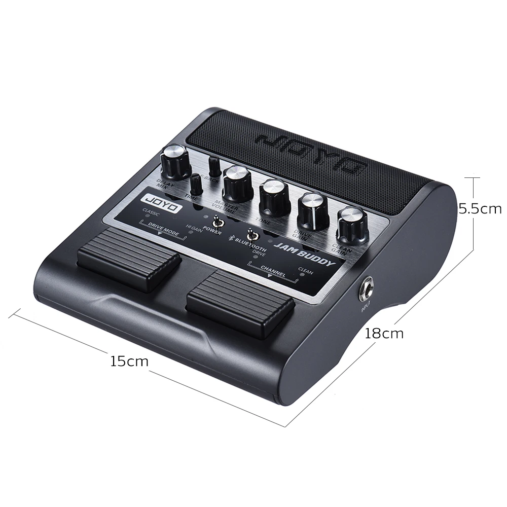 JOYO JAM BUDDY перезаряжаемый 4 0 двухканальный 2*4 Вт Педальный гитарный усилитель