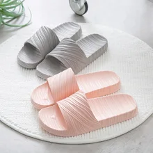 Домашние тапочки для мужчин; EVA Message; нескользящая обувь для ванной; пара тапочек; унисекс; летние полосатые сандалии; мужские мягкие; Zapatos De Hombre