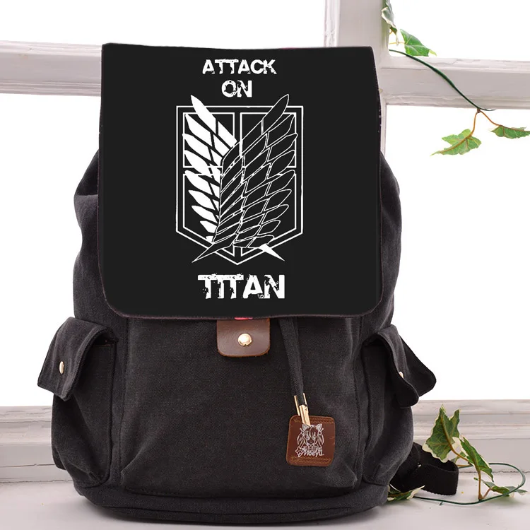 

Anime Attack on Titan Cosplay Backpack Fashion casual large capacity Bags For Men Women School Bags