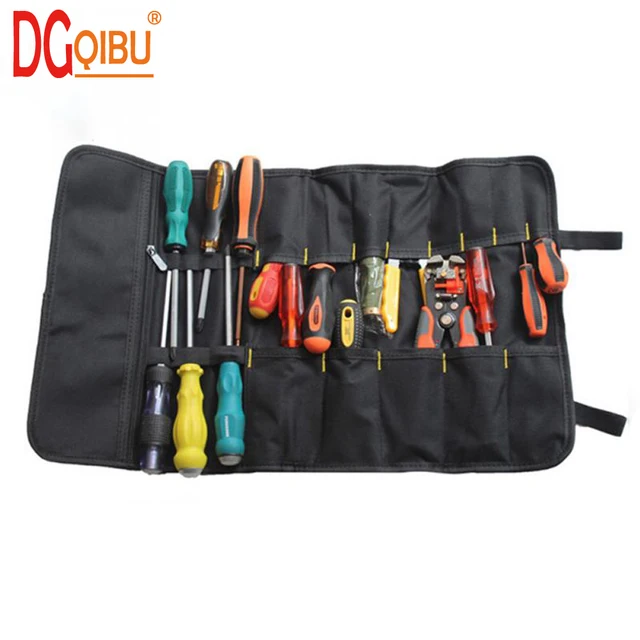 Portable Oxford Canvas Chisel Roll Rolling Repairing Tool Utility Portable Oxford Canvas Chisel Roll Rolling Repairing Tool Utility Bag Multifunctional With Carrying Handles Brand New