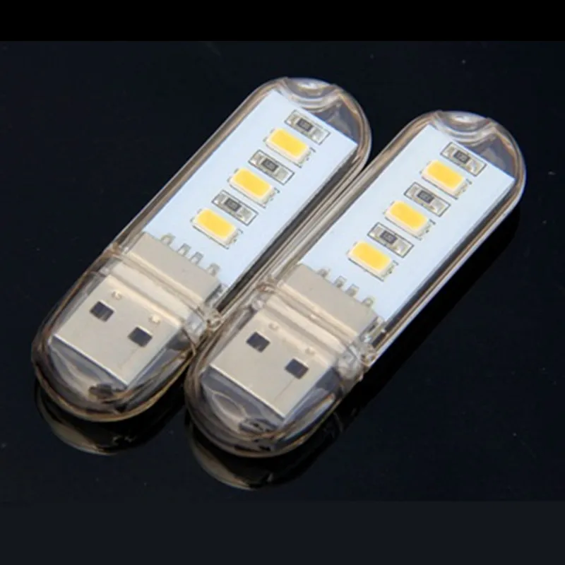 Портативный USB ночник 3 светодиода/8 светодиодов 5730 SMD 5 В|Ночники| |