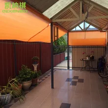 2 x 4 M/pcs Customized Rectangle Sun sail Combination 95% UV protection HDPE Shade Net with free ropes for Courtyard