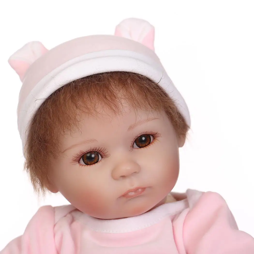 Полный силиконовый корпус Reborn Girl Baby Doll Toy новорожденные дети мягкие силиконовые реалистичные с одеждой Reborn Baby Doll