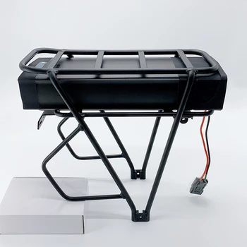 

Electric Bicycle 48V 20Ah 1500W 40A BMS with charger Rear Rack Battery for eBike Lithium Battery + Double Layer Luggage Rack