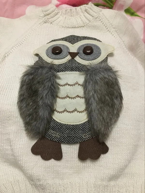 Night Owl Cloth patches sew on sticker 1pc large size - 4