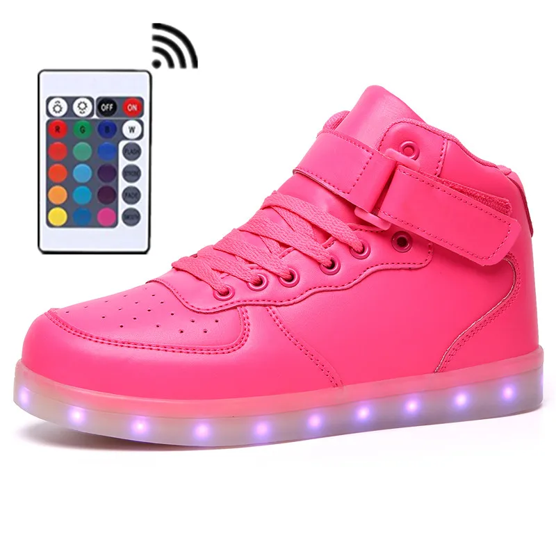 pink led shoes
