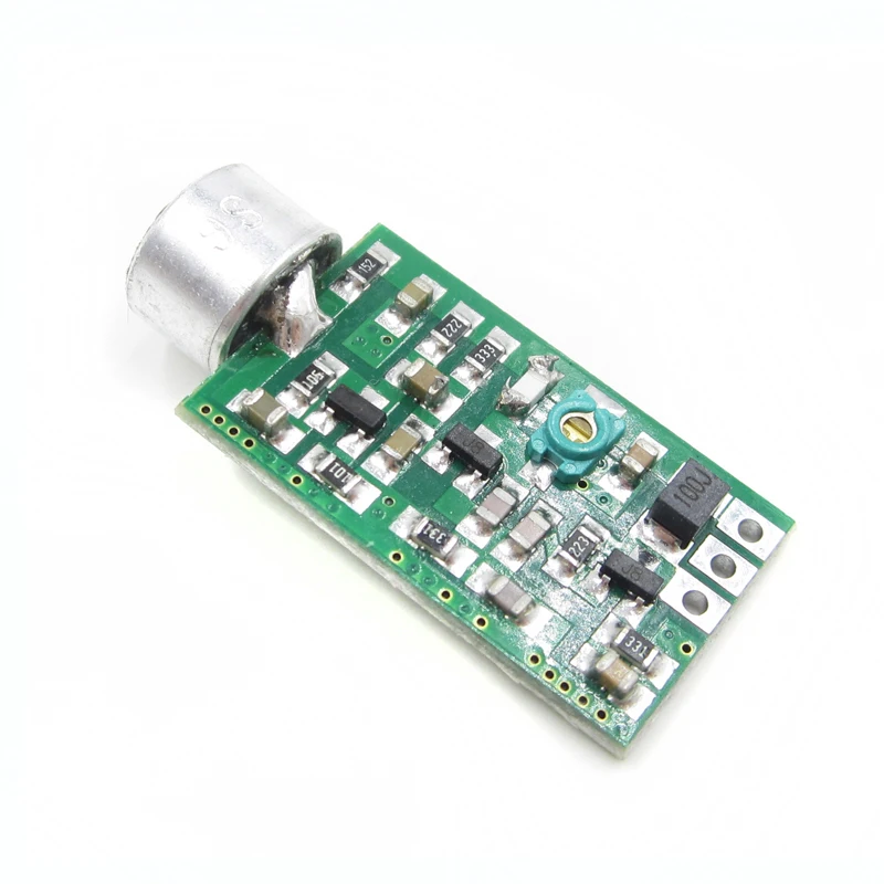 5PCS Mini FM Transmitter 88MHZ-108MHZ Mini Bug Wiretap Dictagraph Interceptor Frequency Adjustment