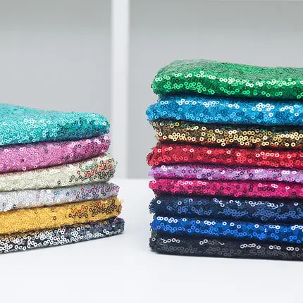 

3mm random film sequins fabrics 3D glittery crystal sequins adorn costumes wedding table runner fabrics