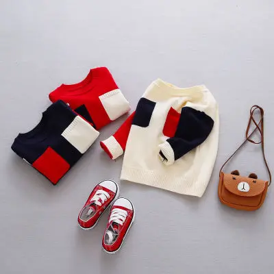 Г., весенне-осенняя одежда для детей цветной Детский свитер с двумя карманами детский топ для маленьких мальчиков и девочек