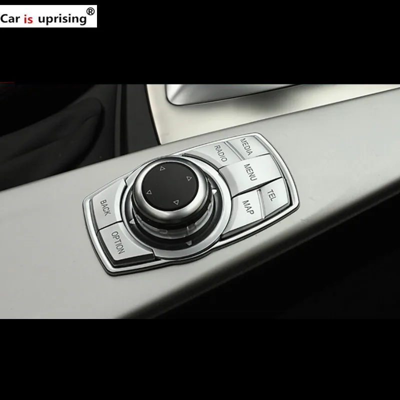 

For BMW F30 3 4 Series GT Accessories Multimedia Buttons Cover Sticker Car Interior Multimedia Knob Frame Decoration
