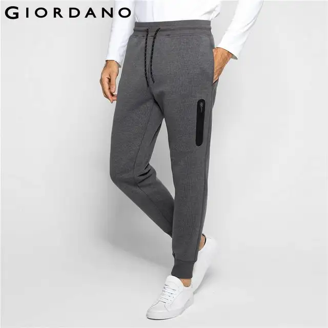 Giordano Men Joggers Pants Pantalones Hombre Mid Rise Sweatpants Cotton