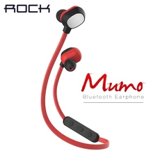Rock Мумо bluetooth наушники Виды Летние Тренировки Анти Пот Bluetooth V4.0 Гарнитура Наушники для iPhone 6 & 6 Plus и Samsung
