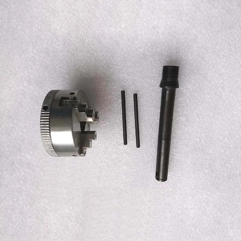 

2" 45mm 3 Jaw Chuck 1.8~56mm /12~65mm Z011 Clamping for Mini Lathe with Two Lock Rods M12x1mm Threaded Back connect rod