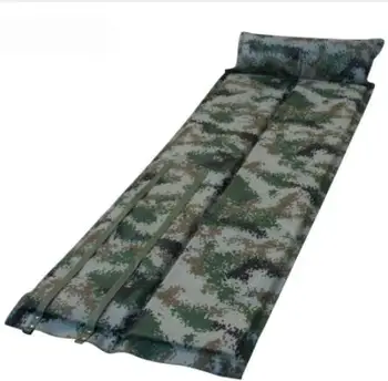 

Camouflage 3cm Thick Single Person Automatic Inflatable Mattress Hiking Party Beach Cushion Outdoor Camping Mat Picnic Pad