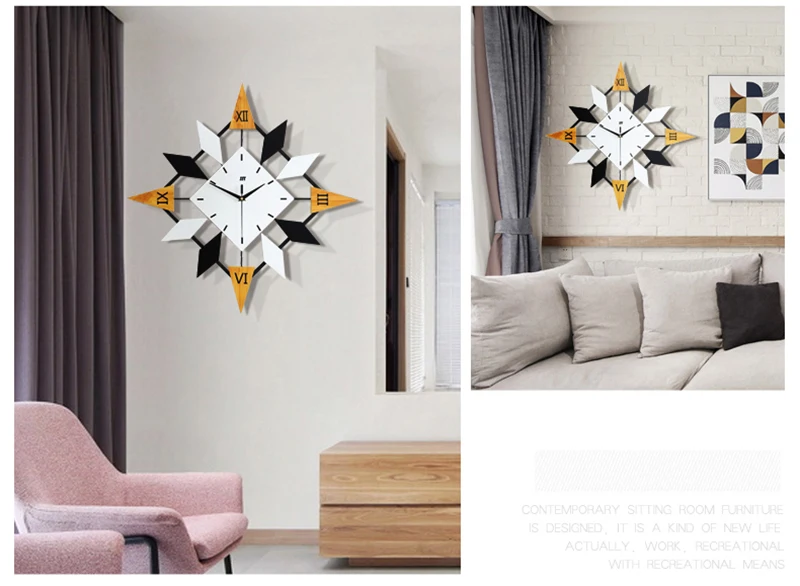 large decorative wall clocks (9)