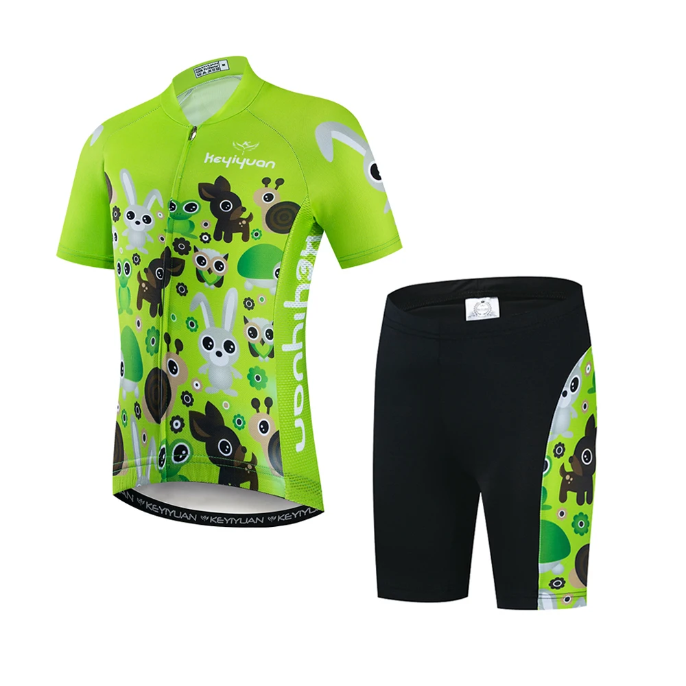 2019 Cycling Jersey set kids Bike jersey Shorts suits Children MTB