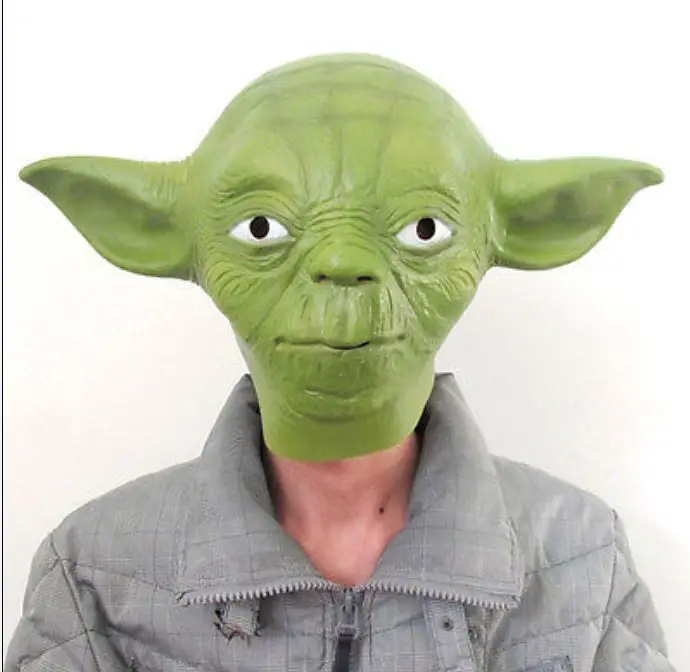 adult size STAR WARS JEDI YODA DELUXE OVERHEAD HALLOWEEN COSTUME LATEX