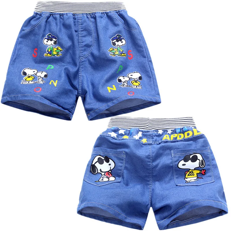 

Summer Children Denim Shorts For Boys Fashion Cartoon Batman Girls Sequined Shorts Kids Spider-Man Cowboy Short Pants Shorts