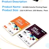 100 Sheet A4 Colorful Copy Paper 80G 20 Colors Can Choose for DIY Handmade Office ► Photo 2/6