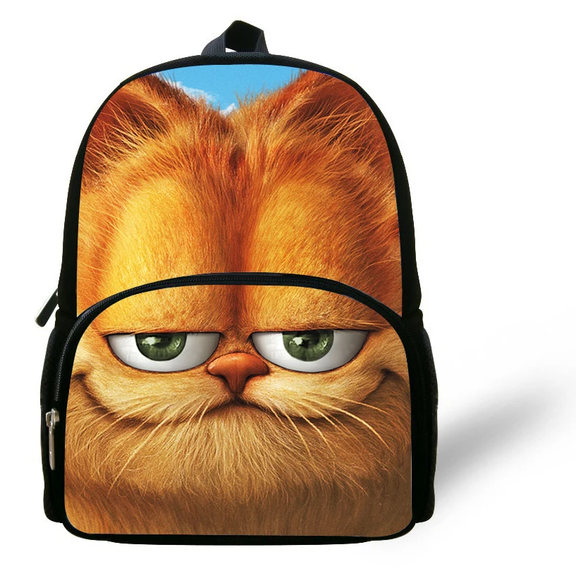 

12-inch Mochilas Escolares Mini Kids Boy School Bag Garfield Backpack For Girls Kindergarten Cartoon Backpack Child